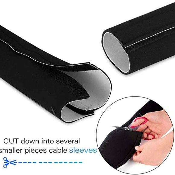 AGPTEK Cable Management Sleeve, 118" Super Long Neoprene Adjustable Cable Sleeve - Picture 5 of 7